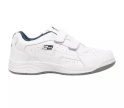Mens Wide Fit Dek Arizona Trainers black and white