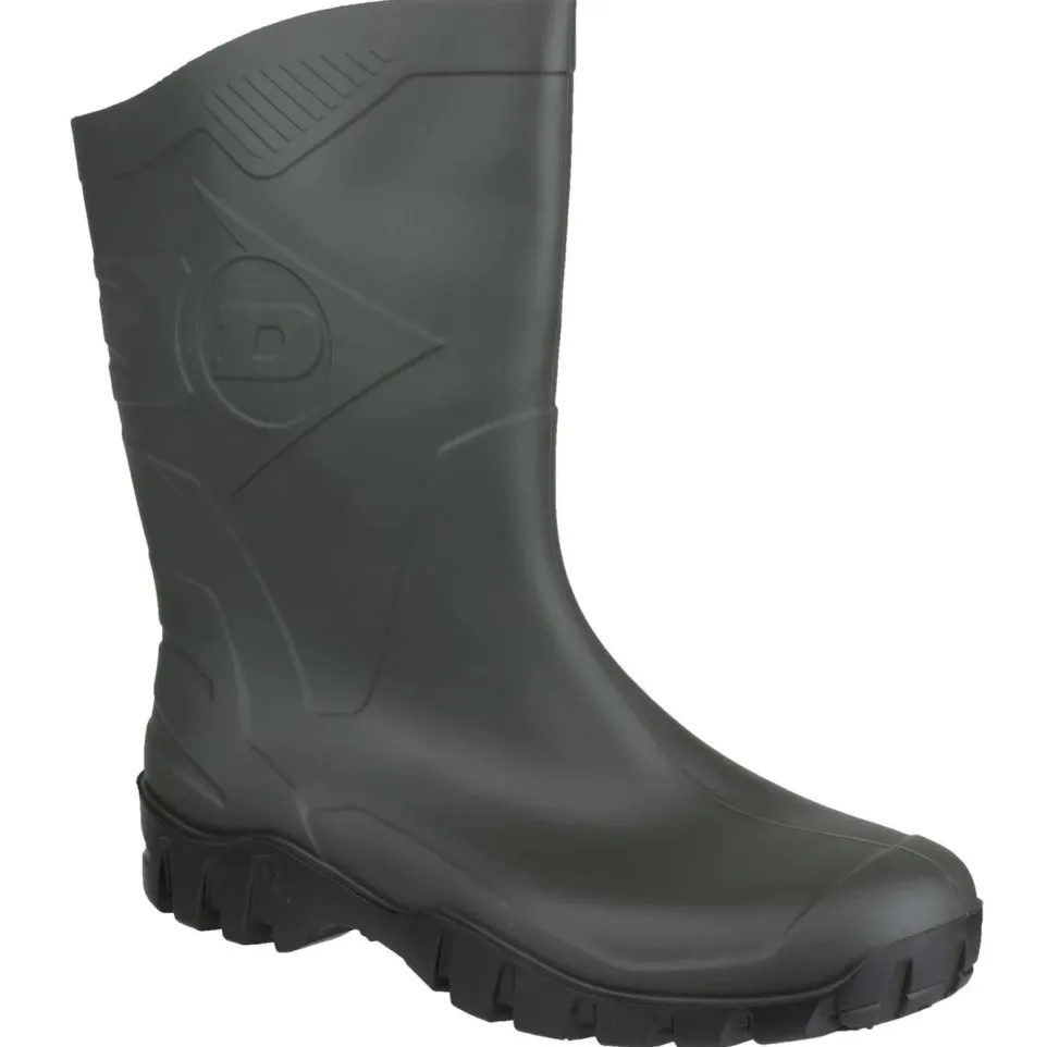 Men's Wide Fit Dunlop Dee Calf Length Wellington Boots