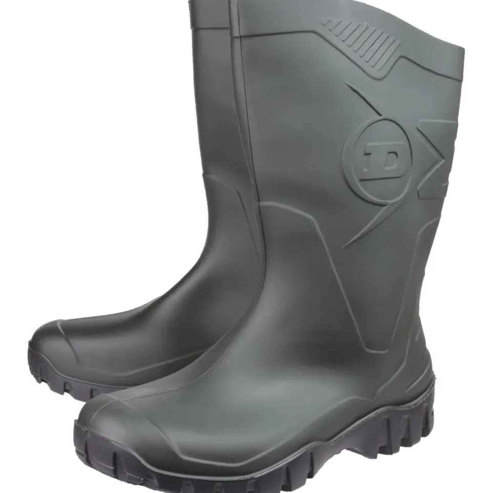 Men's Wide Fit Dunlop Dee Calf Length Wellington Boots