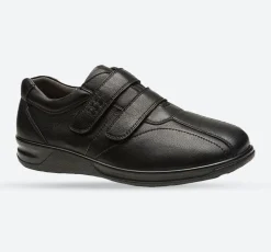 Mens Wide Fit Grunwald A-704 Velcro Strap Shoes