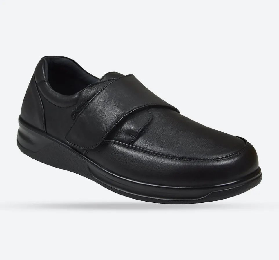 Mens Wide Fit Grunwald A-703 Velcro Shoes