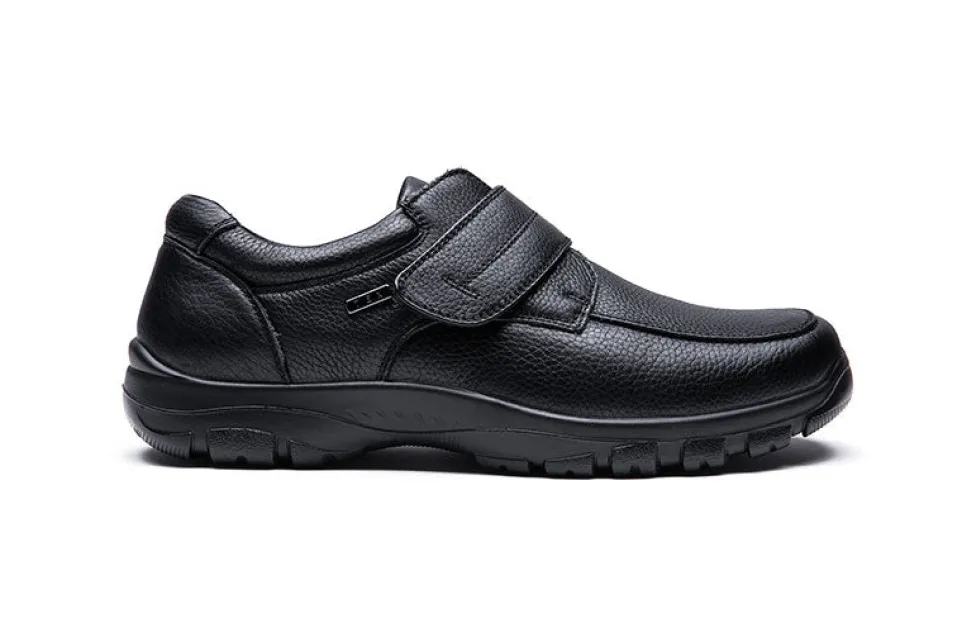 Mens Wide Fit Grunwald A7823 Velcro Shoes