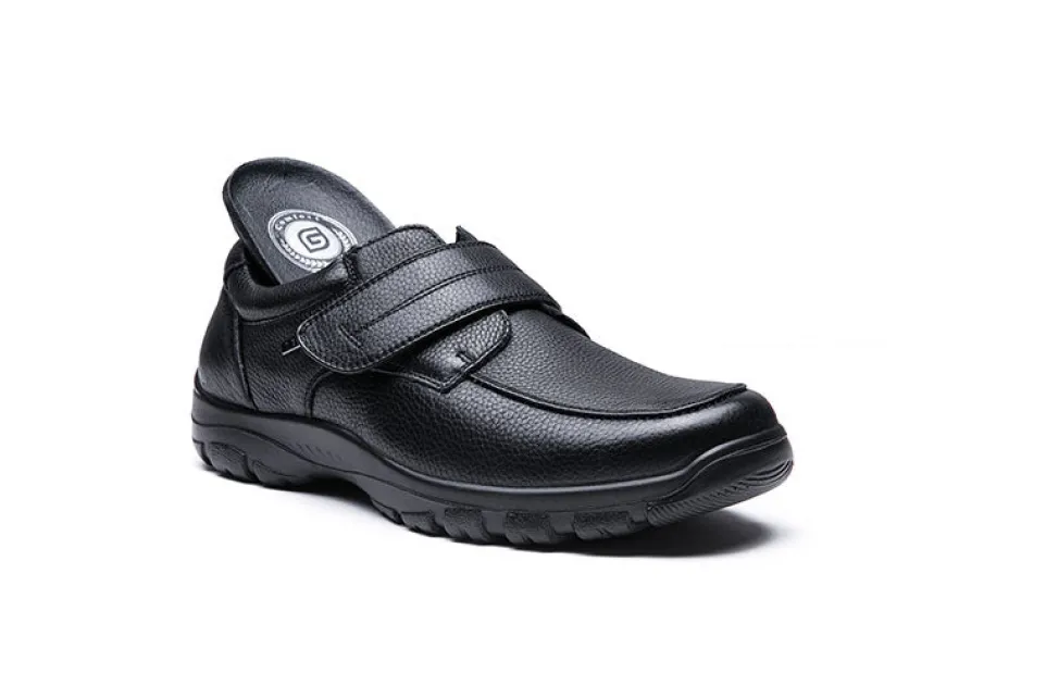 Mens Wide Fit Grunwald A7823 Velcro Shoes