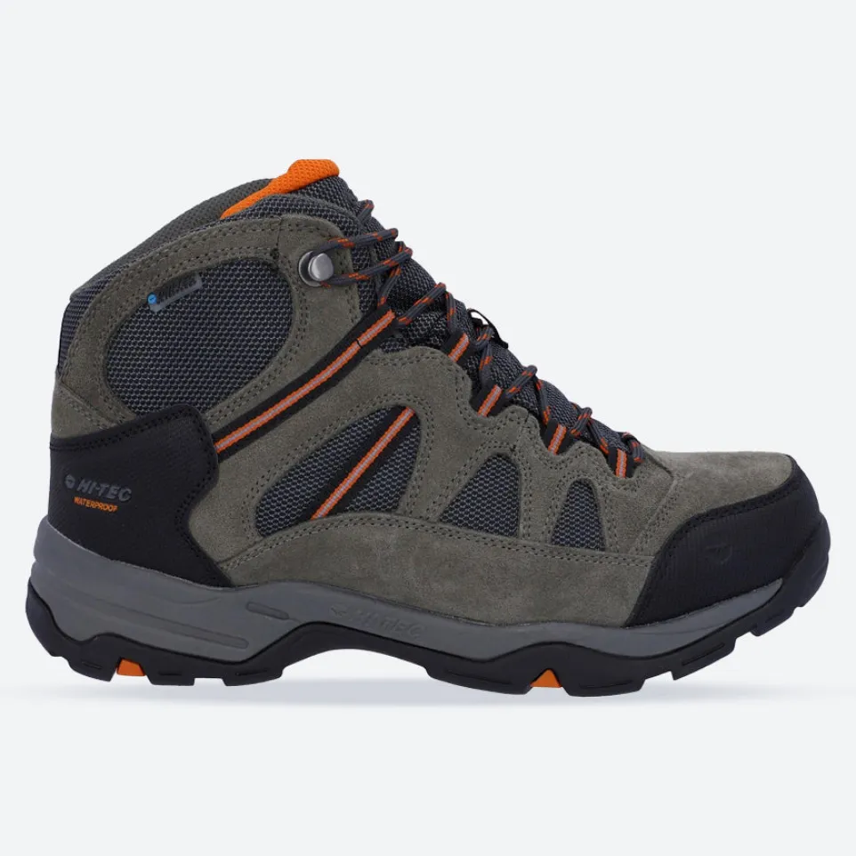 Men's Wide Fit Hi-Tec Bandera II Hiking Boots - Charcoal/Graphite