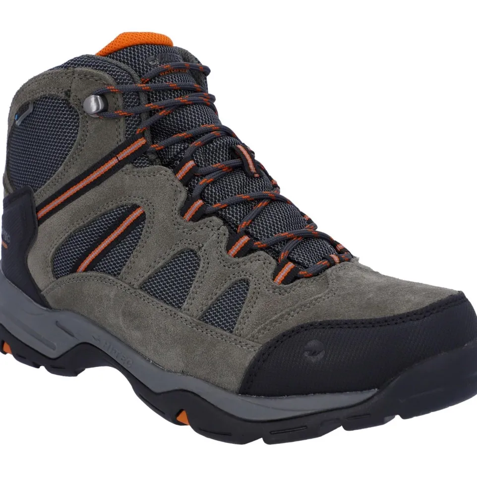 Men's Wide Fit Hi-Tec Bandera II Hiking Boots - Charcoal/Graphite