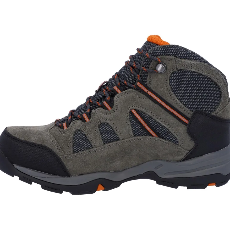 Men's Wide Fit Hi-Tec Bandera II Hiking Boots - Charcoal/Graphite