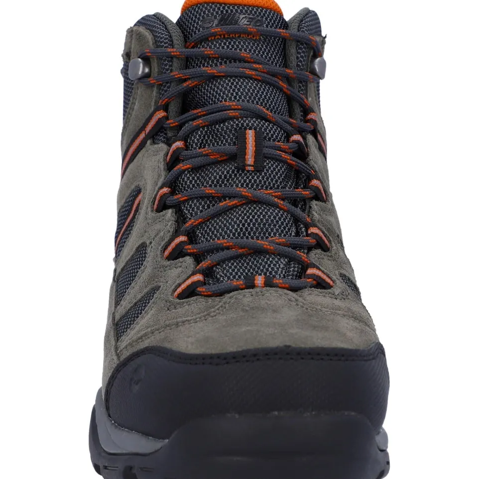 Men's Wide Fit Hi-Tec Bandera II Hiking Boots - Charcoal/Graphite
