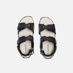 Mens Wide Fit James Leather Sandals by Tredd Well