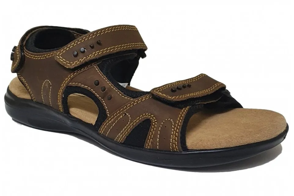 Mens Wide Fit Luxury Roamers M990 Sandals