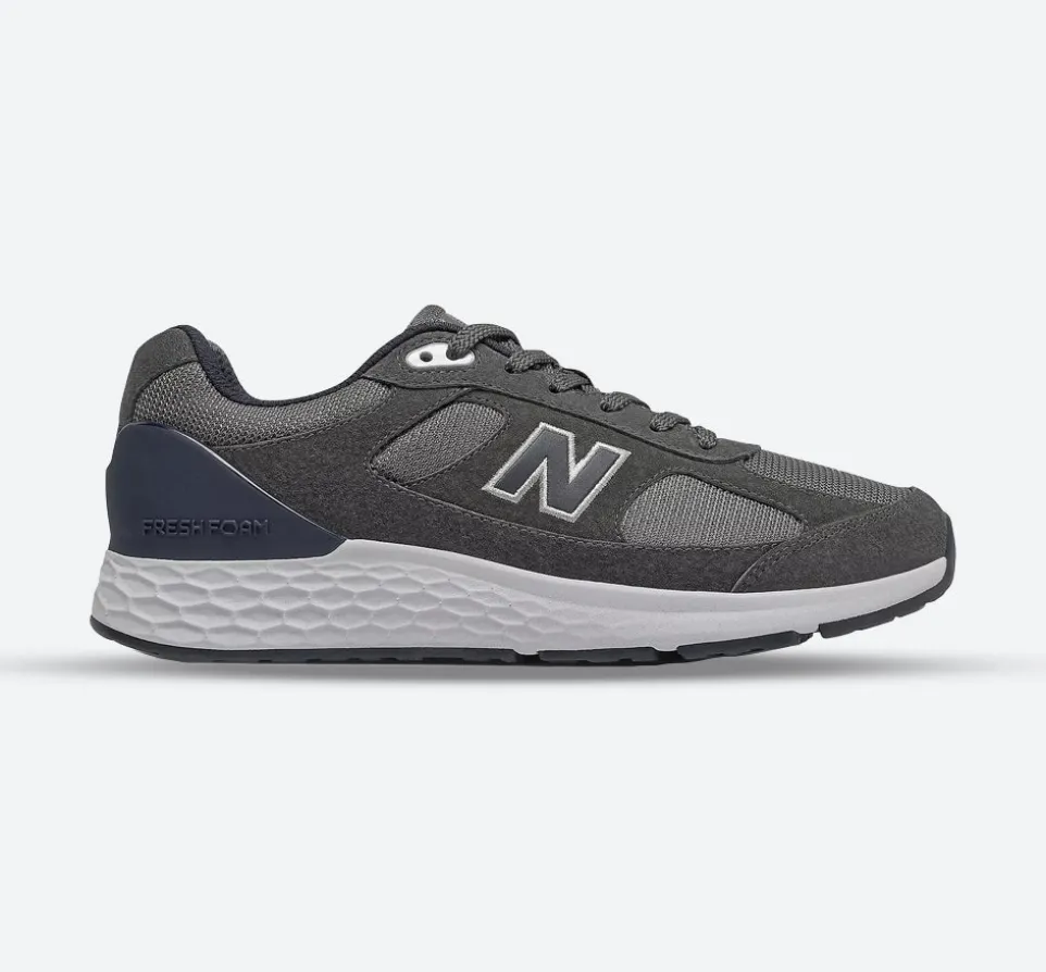 Mens Wide Fit New Balance MW1880 Walking Grey Trainers