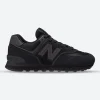 Men's Wide Fit New Balance ML574EVE Running Trainers - Exclusive - Black