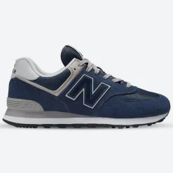 Men's Wide Fit New Balance ML574EVN Running Trainers - Exclusive - Navy ENCAP