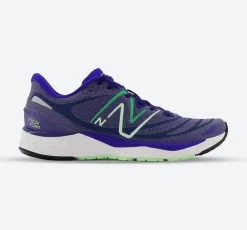 Men's Wide Fit New Balance MSOLVPW4 Running/Walking Trainers - Blue/Grey
