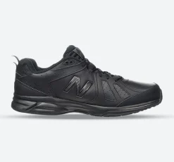 Mens Wide Fit New Balance 624V5 Black Trainers ABZORB