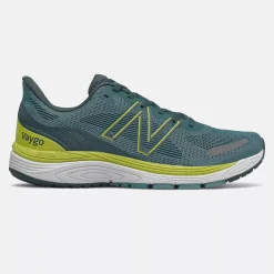 Men's Wide Fit New Balance MVYGOLY2 Vaygo Running Trainers - Green/Yellow