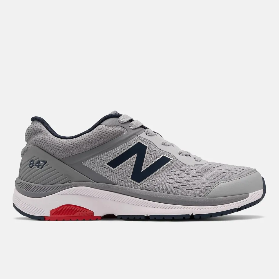 Mens Wide Fit New Balance MW847LG4 Walking Rollbar Stability Trainers - Exclusive