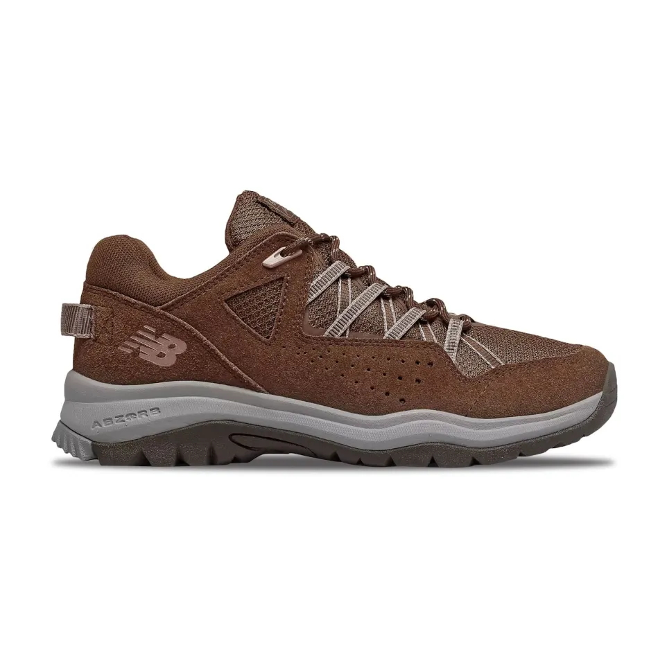 Mens Wide Fit New Balance MW669LC2 Brown Hiking Trainers
