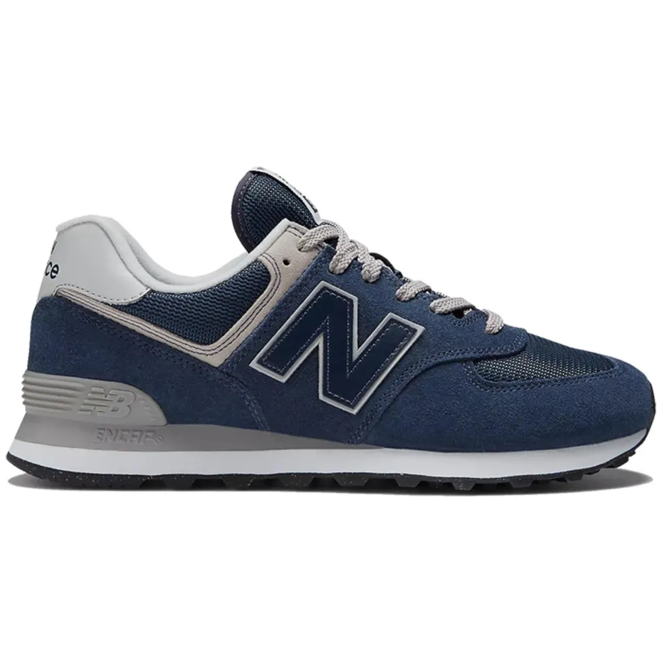 Men's Wide Fit New Balance ML574EVN Running Trainers - Exclusive - Navy ENCAP