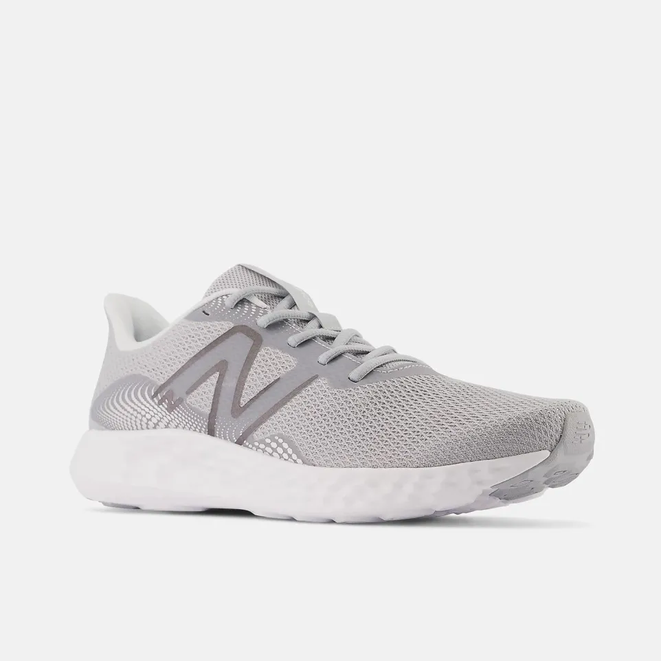 Men's Wide Fit New Balance M411LG3 Walking and Running Trainers - Grey/White