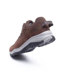 Mens Wide Fit New Balance MW669LC2 Brown Hiking Trainers
