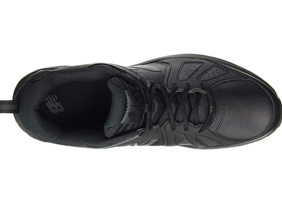 Mens Wide Fit New Balance 624V5 Black Trainers ABZORB