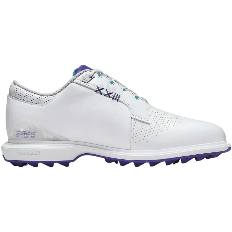 Men's Wide Fit Nike FQ7874-100 Jordan Adg 5 Waterproof Golf Shoes