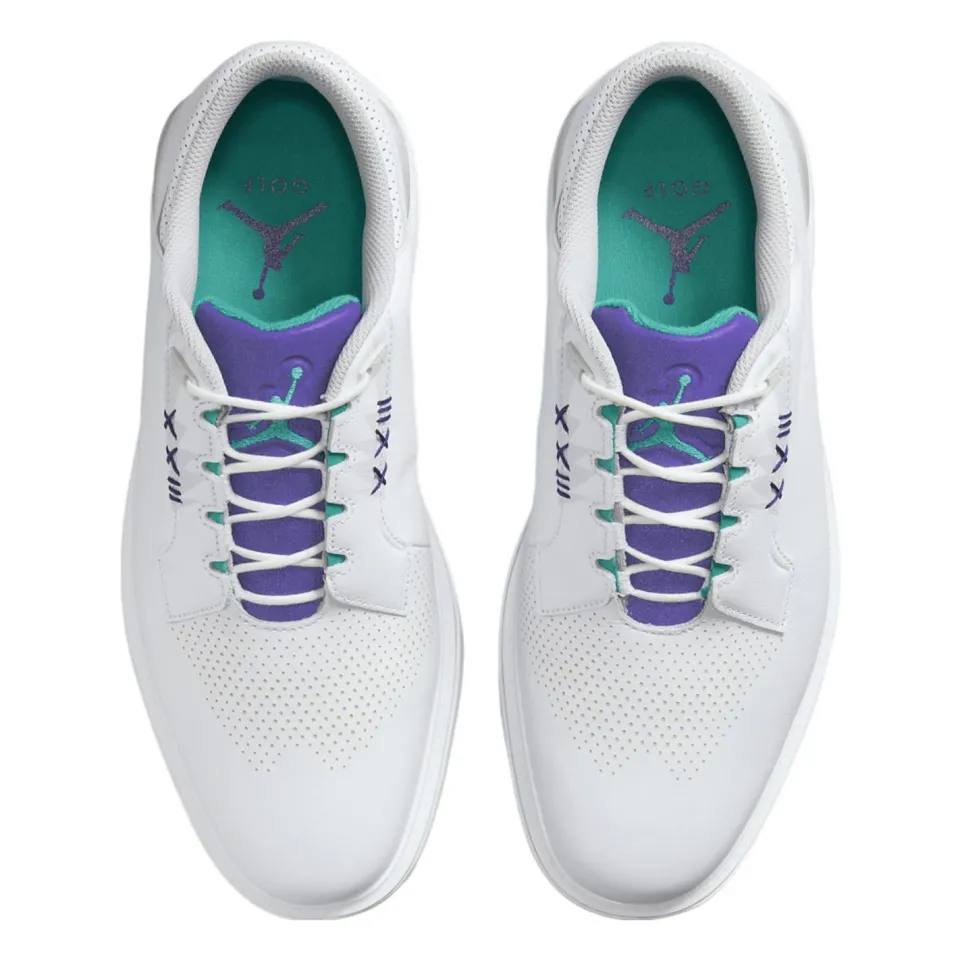 Men's Wide Fit Nike FQ7874-100 Jordan Adg 5 Waterproof Golf Shoes