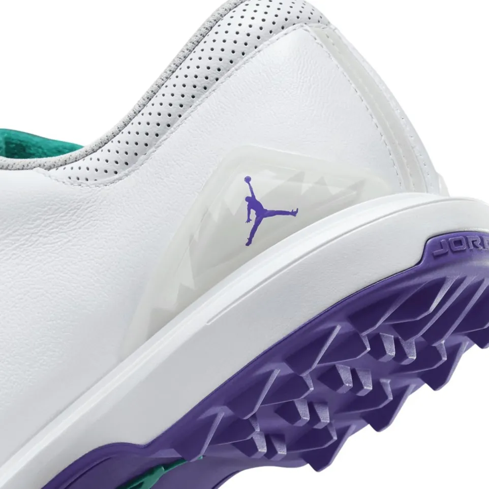 Men's Wide Fit Nike FQ7874-100 Jordan Adg 5 Waterproof Golf Shoes