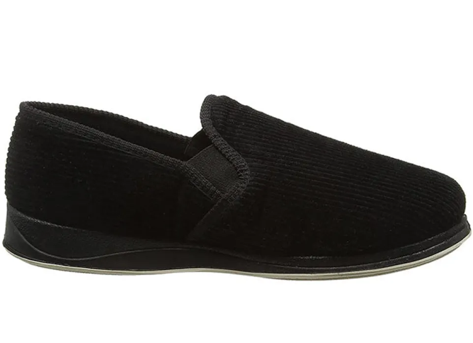 Mens Wide Fit Padders Albert Slip On Slippers