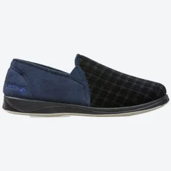 Mens Wide Fit Padders Albert Slip On Slippers