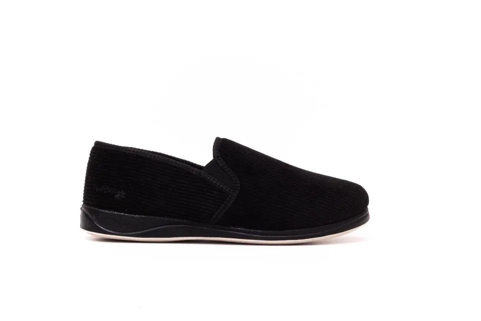Mens Wide Fit Padders Albert Slip On Slippers