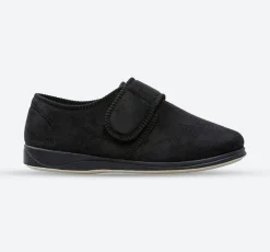 Mens Wide Fit Padders Charles Velcro Slipper
