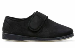 Mens Wide Fit Padders Charles Velcro Slipper