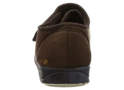 Mens Wide Fit Padders Charles Velcro Slipper