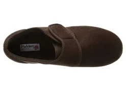 Mens Wide Fit Padders Charles Velcro Slipper