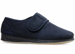 Mens Wide Fit Padders Charles Velcro Slipper
