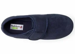 Mens Wide Fit Padders Charles Velcro Slipper