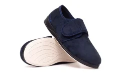 Mens Wide Fit Padders Charles Velcro Slipper