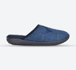 Mens Wide Fit Padders Stag Mule Slippers