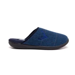 Mens Wide Fit Padders Stag Mule Slippers