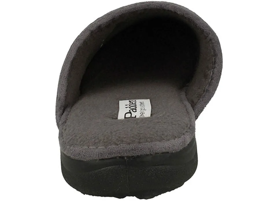 Mens Wide Fit Padders Stag Mule Slippers