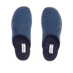 Mens Wide Fit Padders Stag Mule Slippers