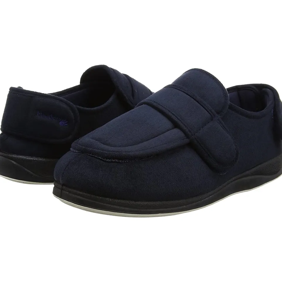 Mens Wide Fit Padders Wrap Slippers