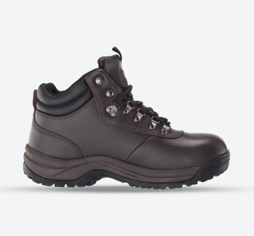 Mens Wide Fit Propet M3188BRO Cliff Walker Boots
