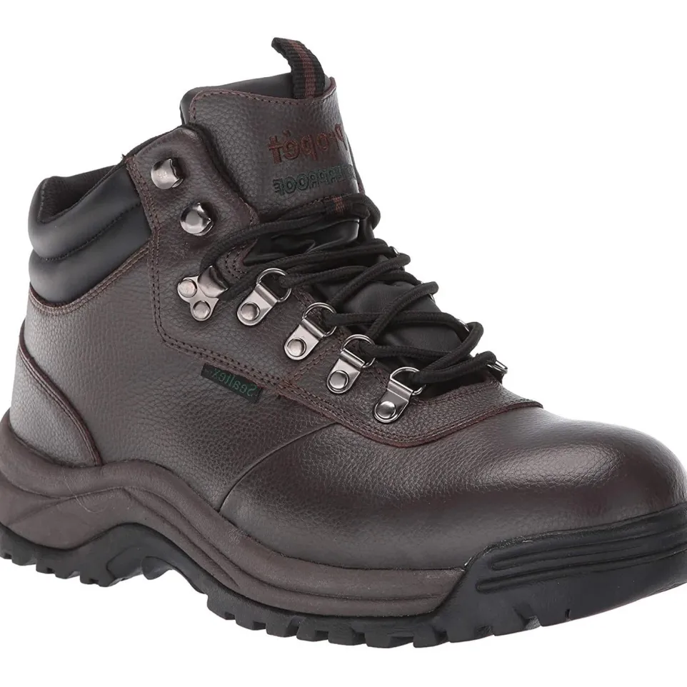 Mens Wide Fit Propet M3188BRO Cliff Walker Boots