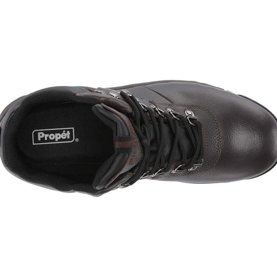 Mens Wide Fit Propet M3188BRO Cliff Walker Boots