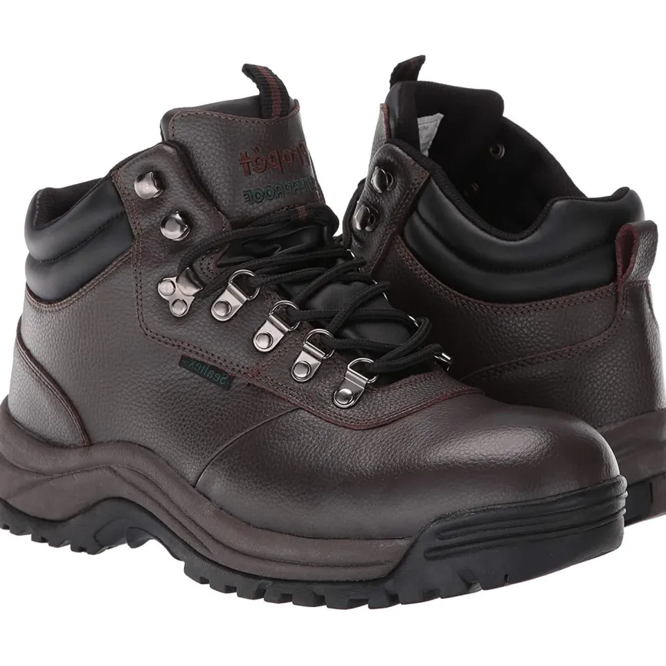 Mens Wide Fit Propet M3188BRO Cliff Walker Boots