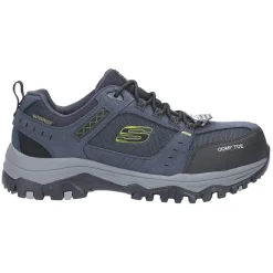 Men's Wide Fit Safety Skechers 77183EC Greetah Lace Up Hiker Composite Toe Trainers