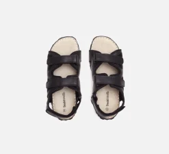 Mens Wide Fit Sandals Ashley Sandals by Tredd Well - Black