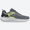 Men's Wide Fit Skechers 232674 2.0 - Andal Trainers - Charcoal/Lime
